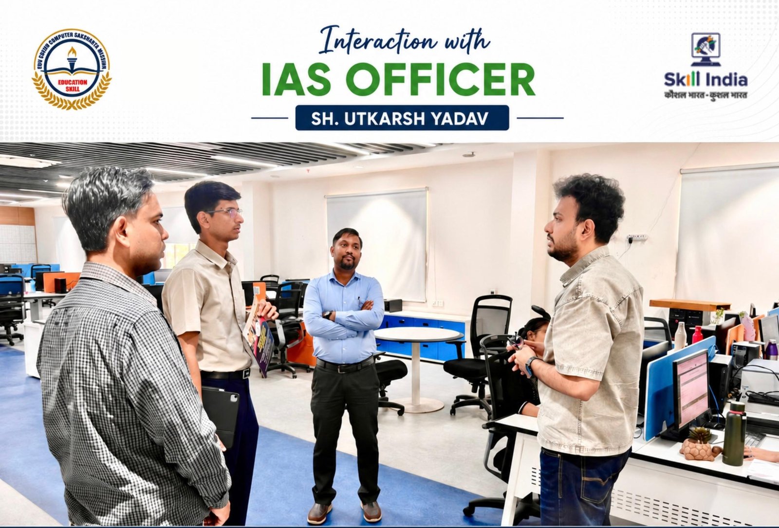 IAS Officer Sh Utkarsh Yadav, DoITC Senior Officers and Company CEO